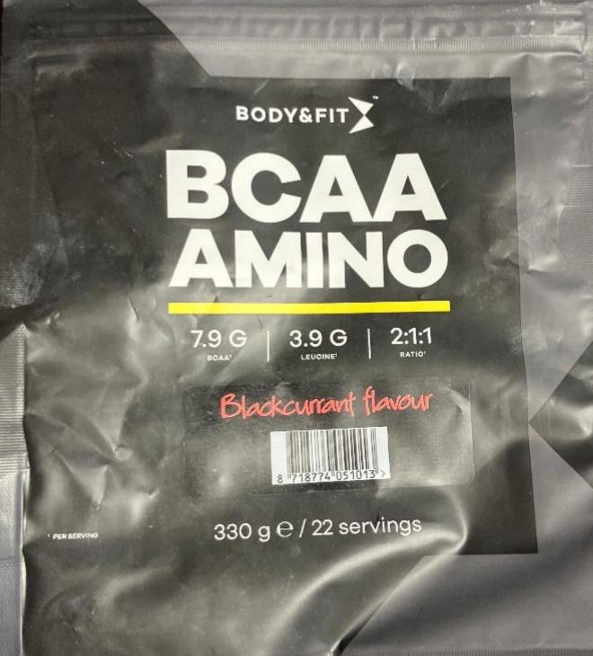 Fotografie - BCAA Amino Blackcurrant flavour Body&fit