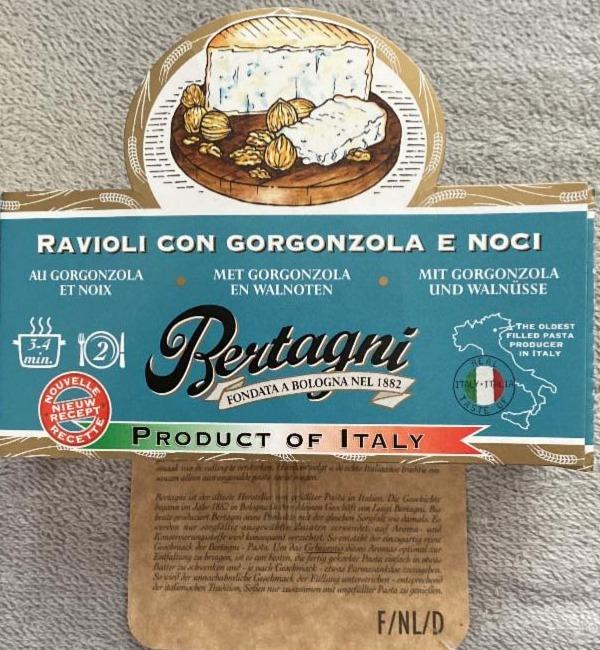 Fotografie - Ravioli con gorgonzola e noci Bertagni