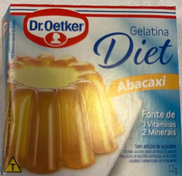 Fotografie - gelatina diet abacaxi Dr.Oetker