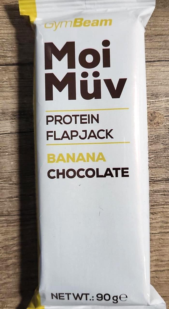 Fotografie - MoiMüv Protein Flapjack Banana Chocolate GymBeam