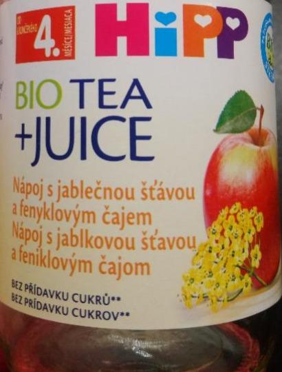 Fotografie - Bio nápoj s jablečnou šťávou a fenyklovým čajem Hipp 
