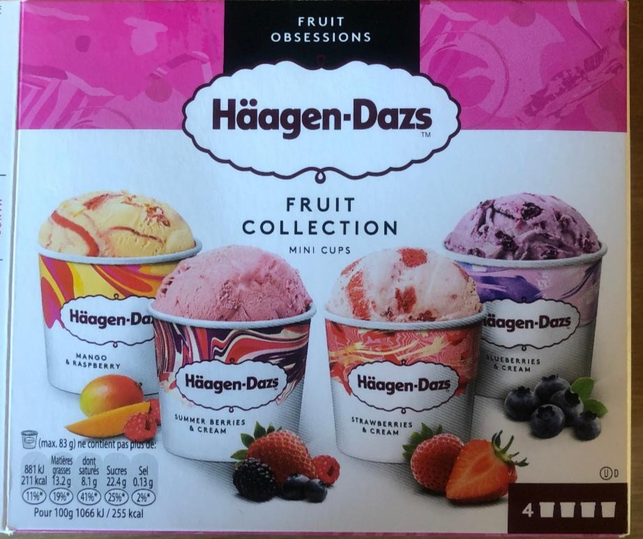 Fotografie - Fruit Collection - Summer Berries & Cream Häagen-Dazs