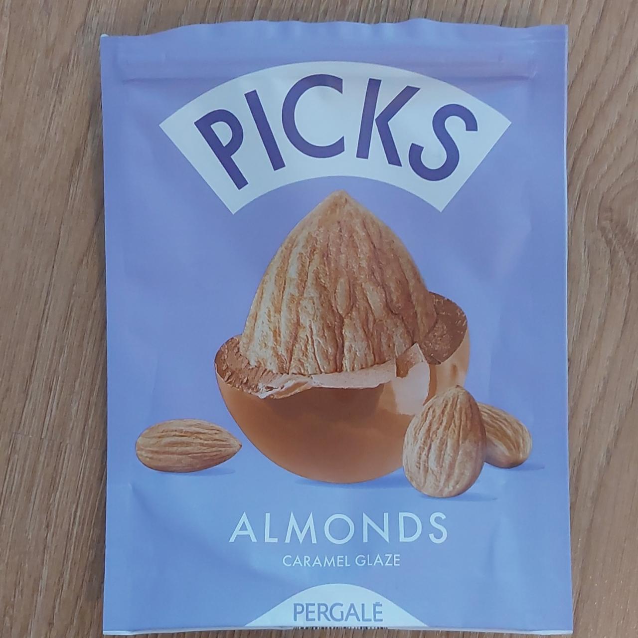 Fotografie - Almonds caramel glaze Picks