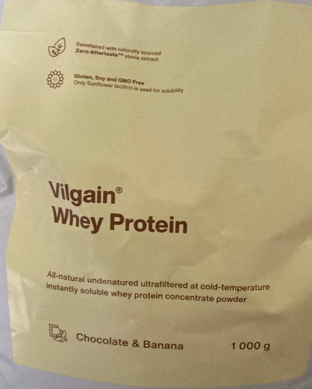 Fotografie - Whey Protein Chocolate & Banana Vilgain