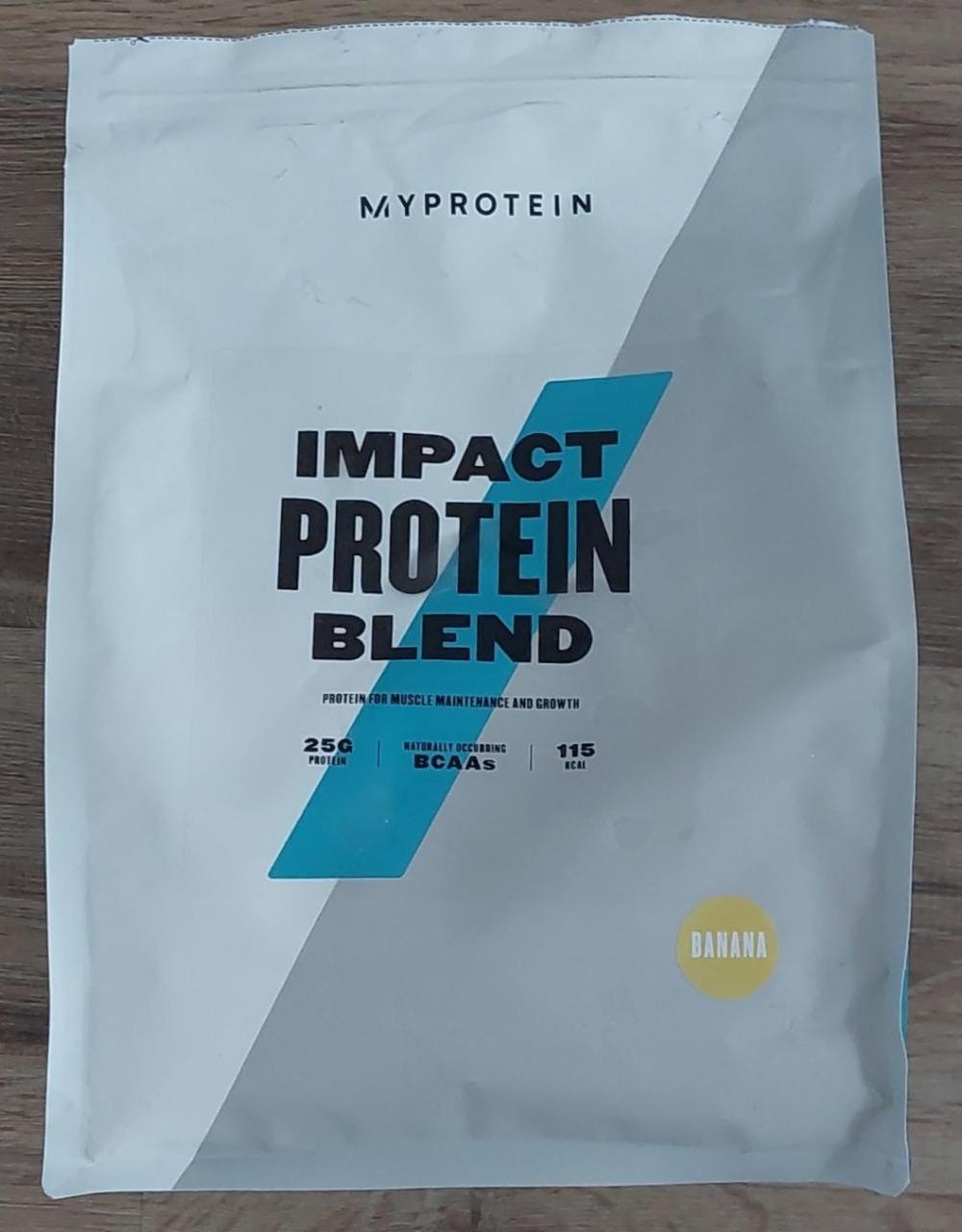 Fotografie - Impact Protein Blend Banana MyProtein