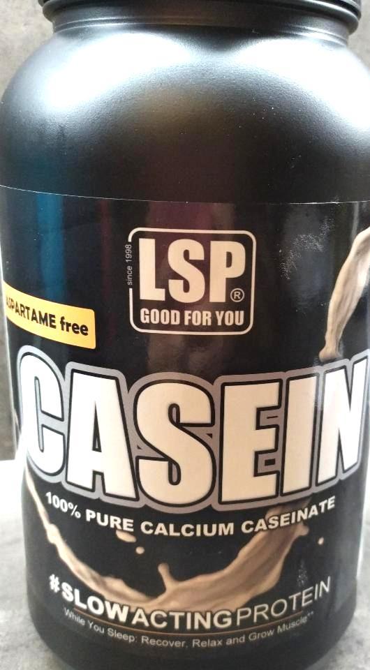 Fotografie - Casein slowacting protein strawberry flavour LSP