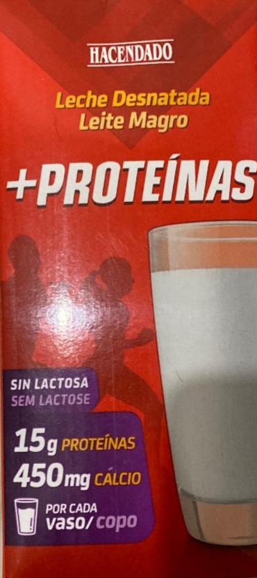 Fotografie - leche desnatada +proteínas Hacendado