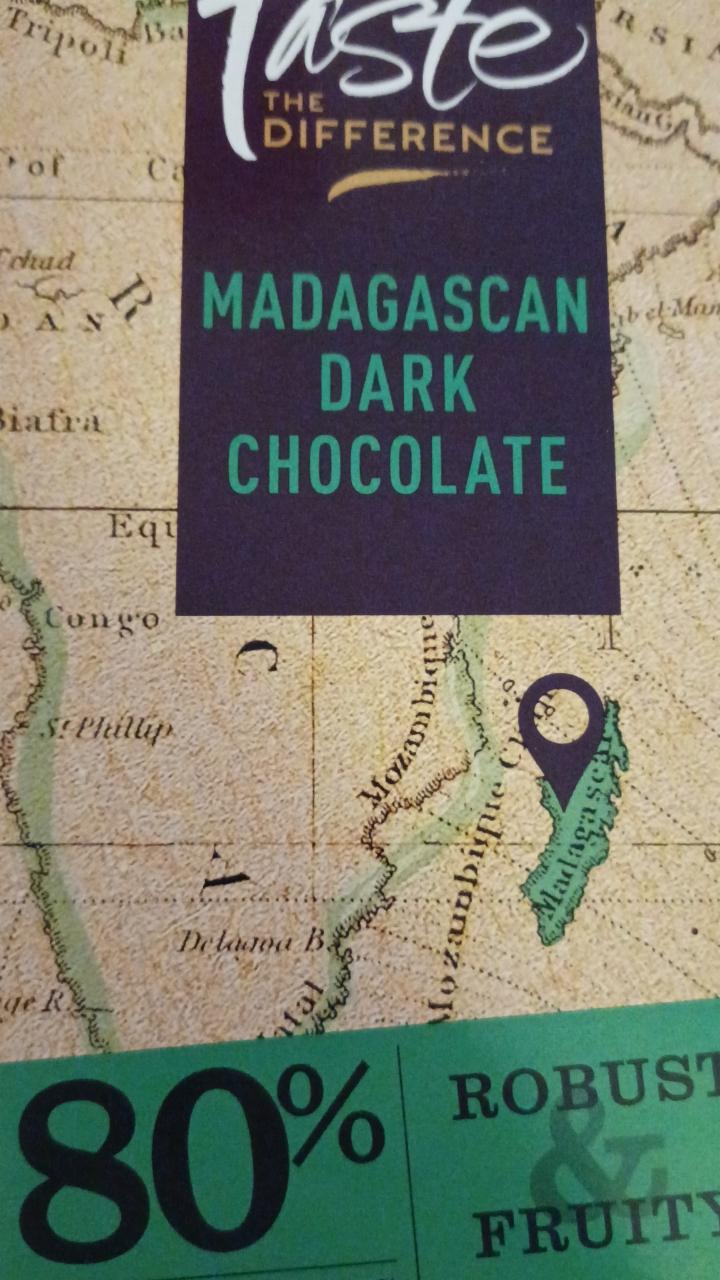 Fotografie - Madagaskar dark chocolate 80% robust & fruity Taste the Difference