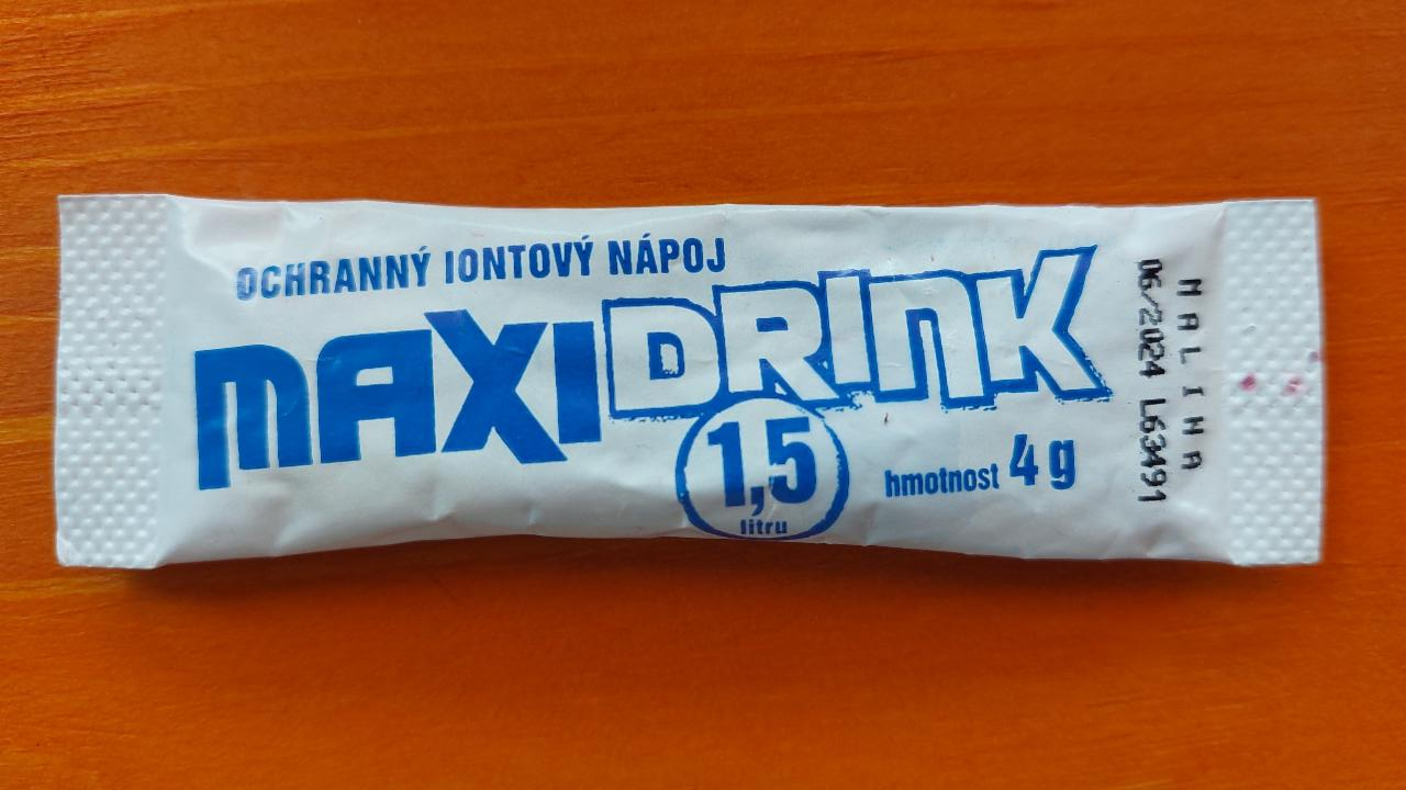 Fotografie - iontový ochranný nápoj Maxidrink