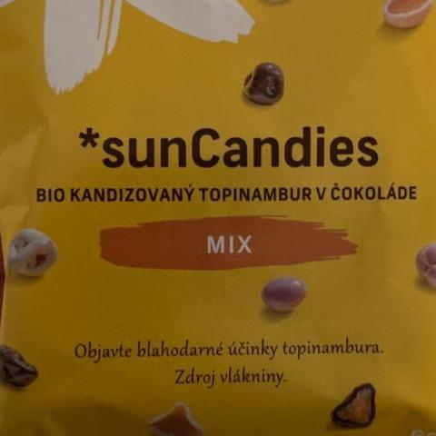 Fotografie - Bio kandizovaný topinambur v čokoládě MIX sunCandies