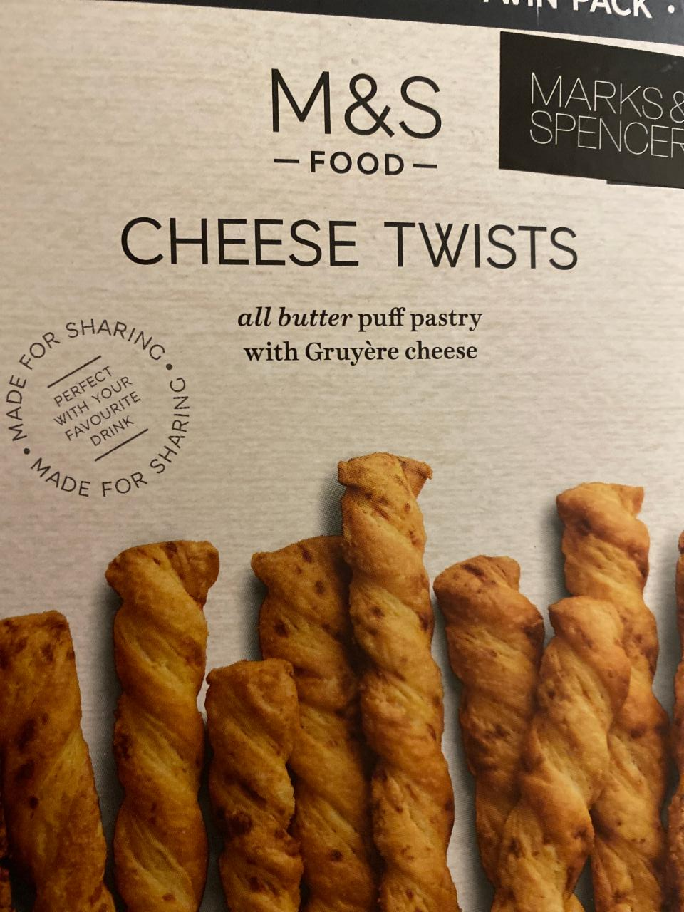 Fotografie - Cheese Twists M&S Food