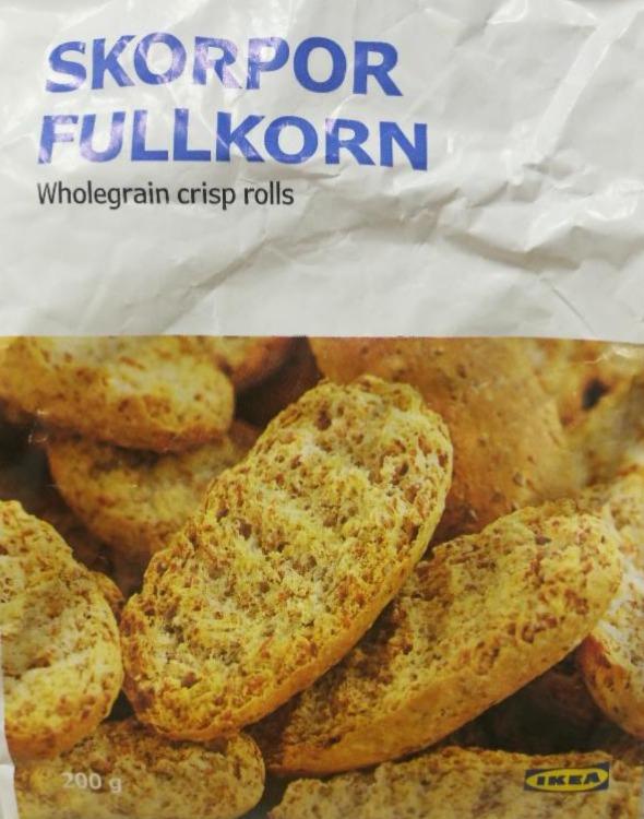 Fotografie - Skorpor fullkorn wholegrain crisp rolls (suchary s celozrnnou moukou) Ikea