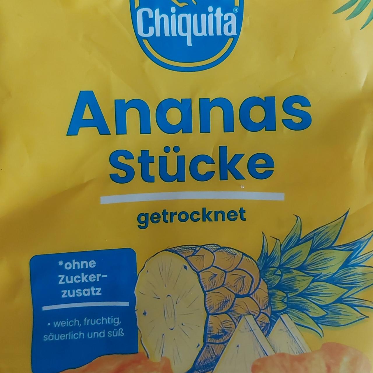 Fotografie - Ananas Stücke getrocknet Chiquita