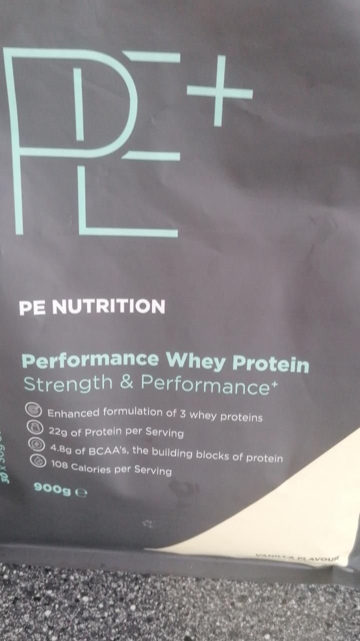 Fotografie - PE+ Performance Whey Protein Vanilla PE Nutrition