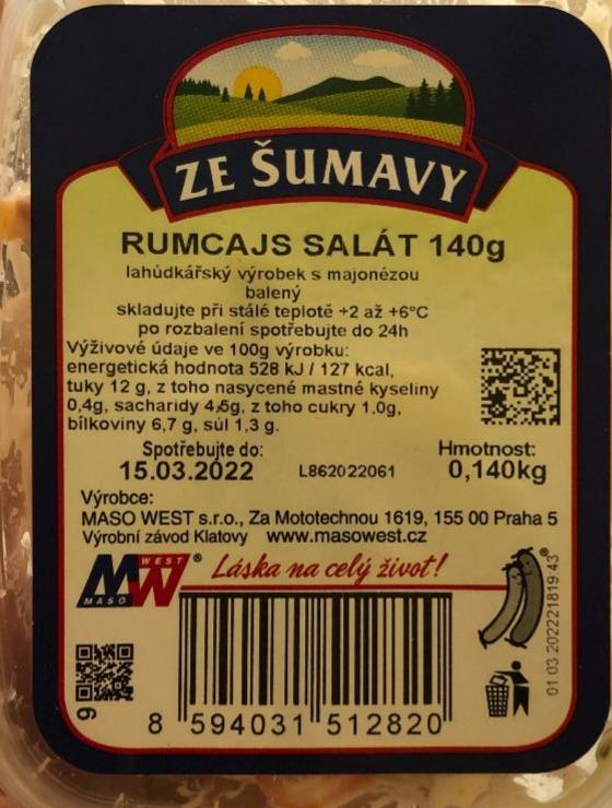 Fotografie - rumcajs salat Ze Šumavy