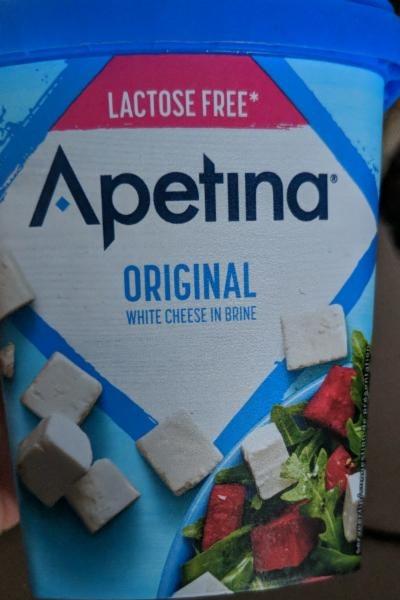 Fotografie - Original White cheese in brine Lactose free Apetina