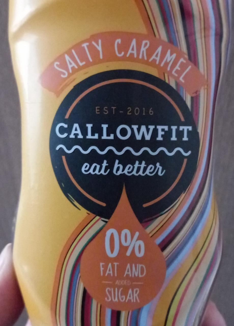 Fotografie - 0% fat and added sugar Sauce Salty Caramel CallowFit