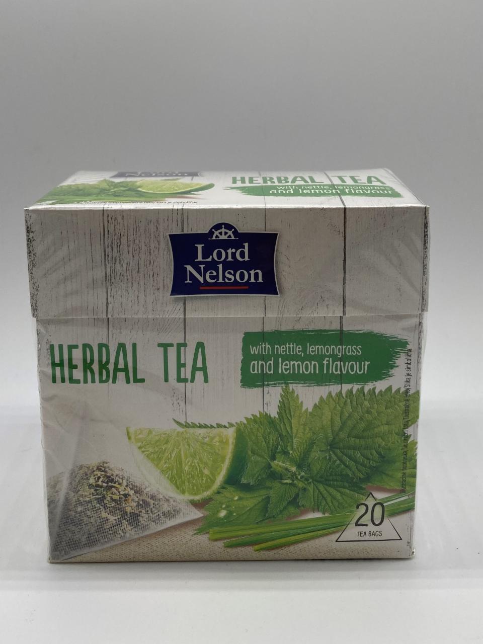 Fotografie - Herbal tea with nettle, lemongrass and lemon flavour Lord Nelson