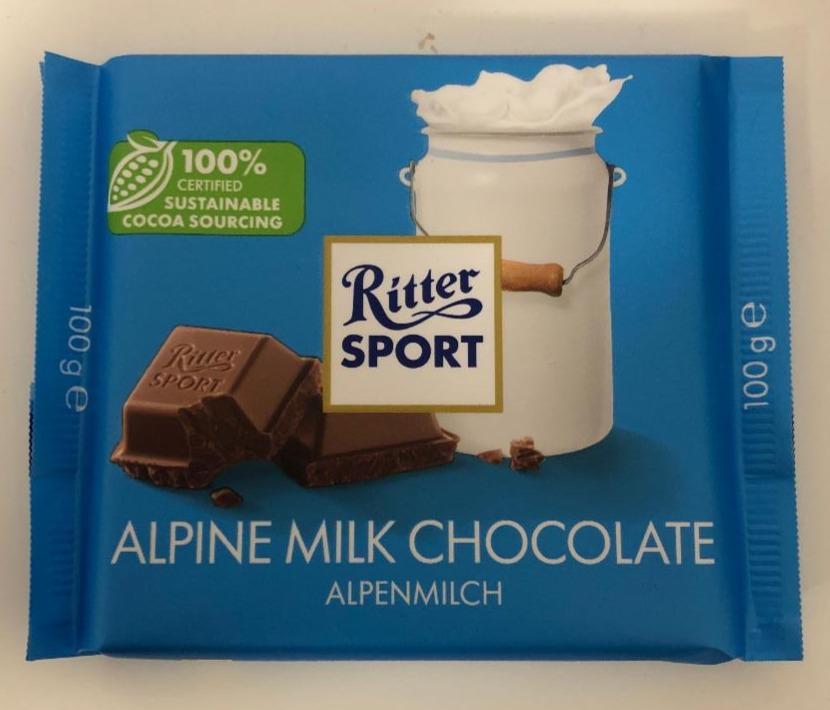 Fotografie - Alpine Milk Chocolate Ritter Sport