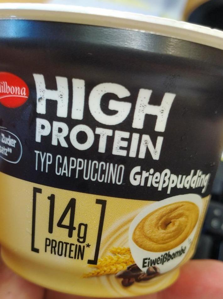 Fotografie - High Protein Grießpudding Cappuccino Milbona