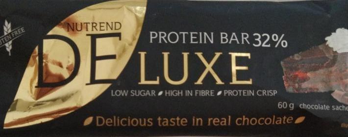 Fotografie - Deluxe protein bar 32% chocolate sacher Nutrend