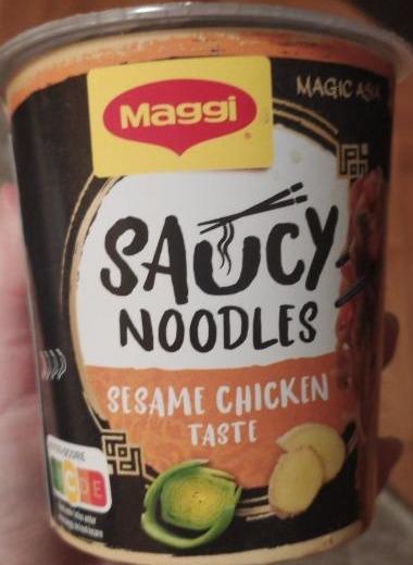 Fotografie - Magic Asia Saucy Noodles Sesame Chicken taste Maggi