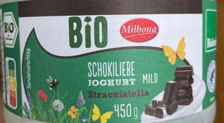 Fotografie - Schokiliebe joghurt mild straciatella Milbona