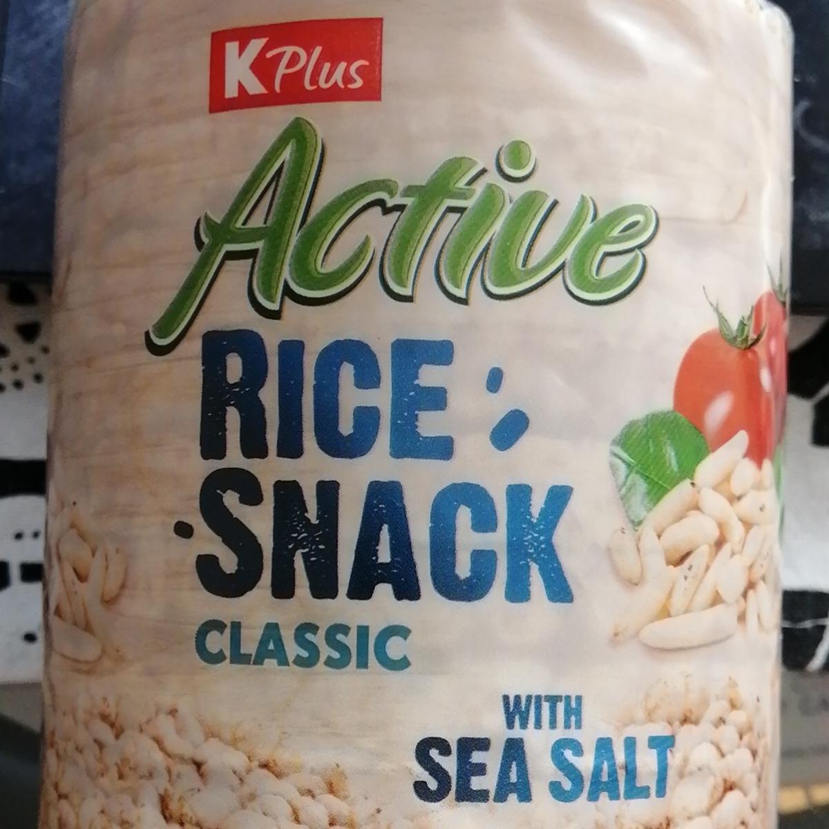 Fotografie - Active rice snack classic with sea salt KPlus