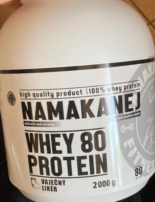 Fotografie - Whey 80 protein vaječný likér Namakej