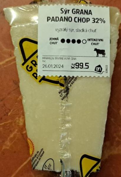 Fotografie - sýr grana padano chop 32%