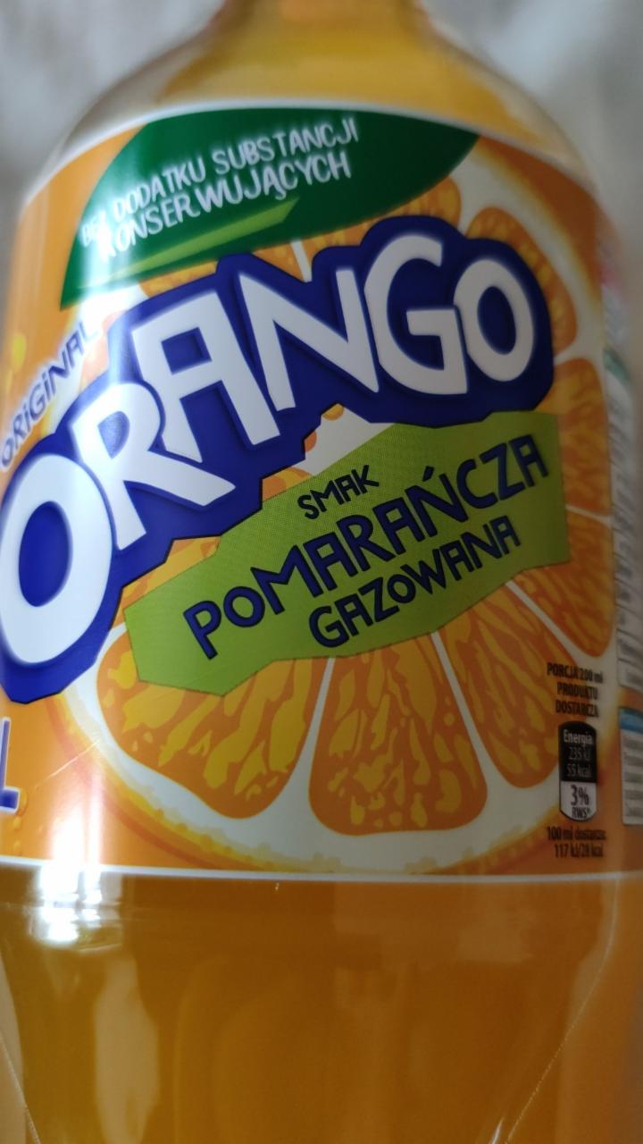 Fotografie - Original Orango smak pomarańcza gazowana
