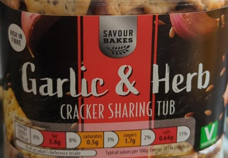 Fotografie - Garlic & Herb Cracker Sharing Tub Savour Bakes