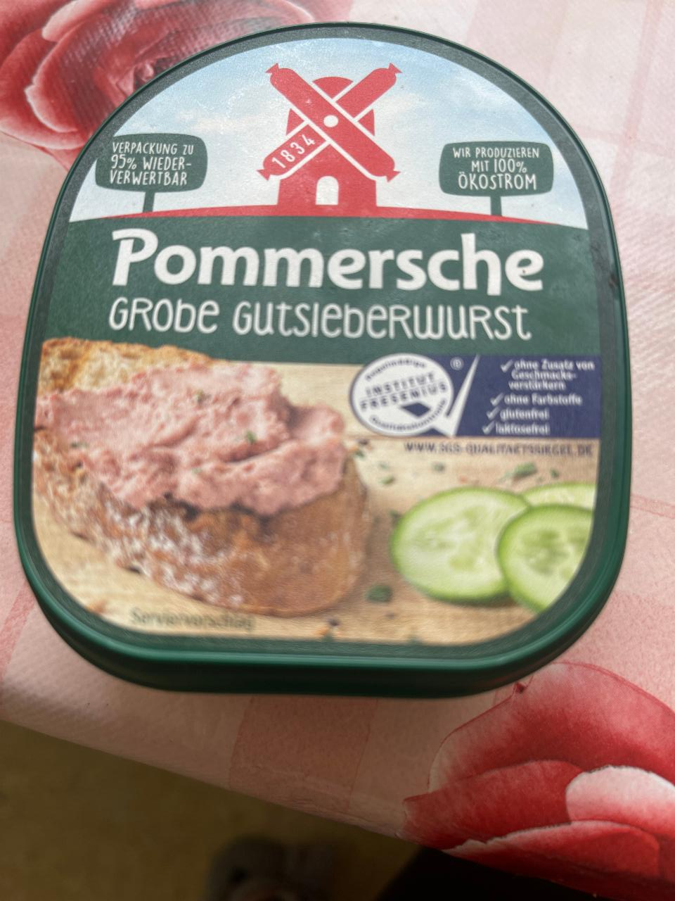 Fotografie - Pommersche Grobe Gutsleberwurst