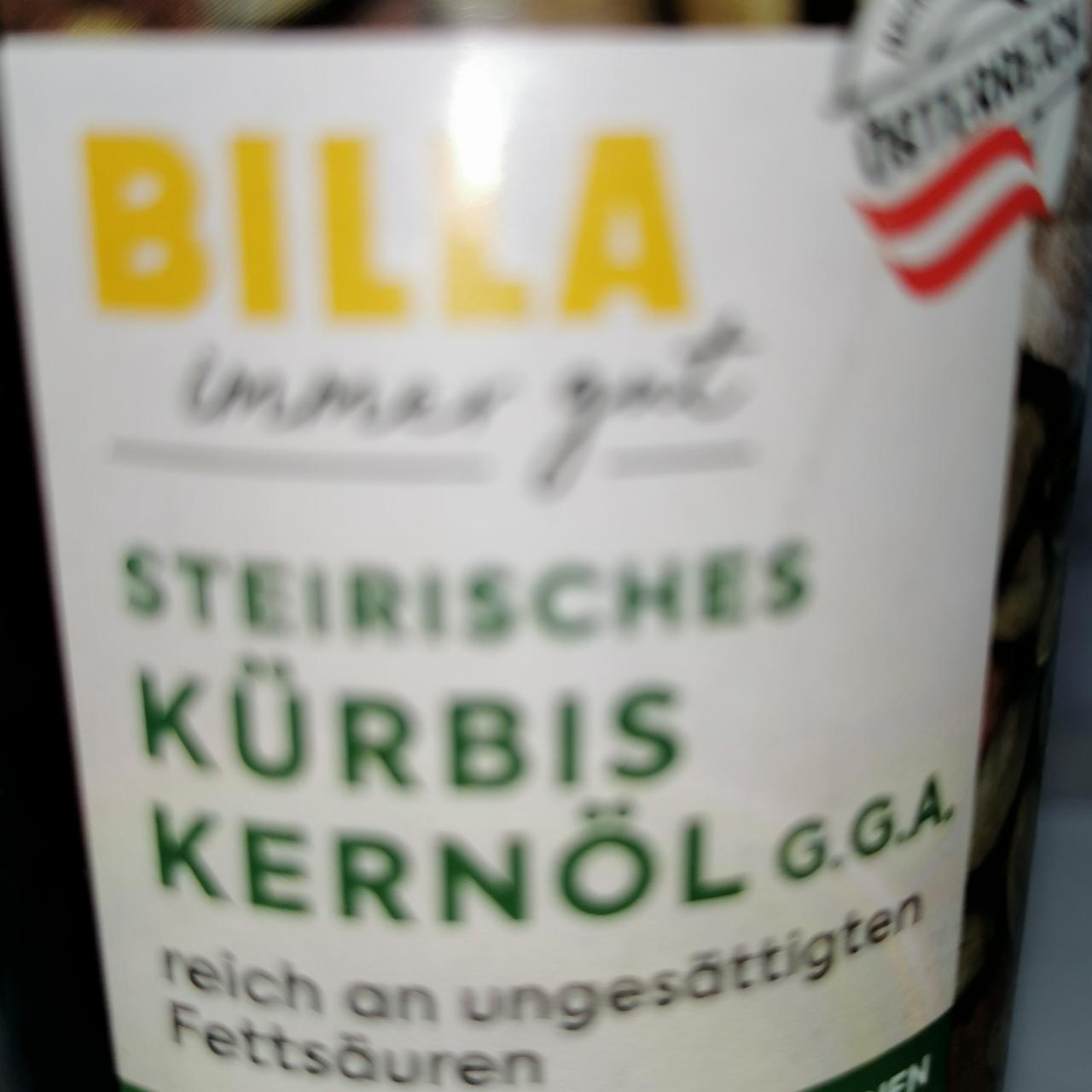 Fotografie - Steirisches Kürbis Kernöl Billa