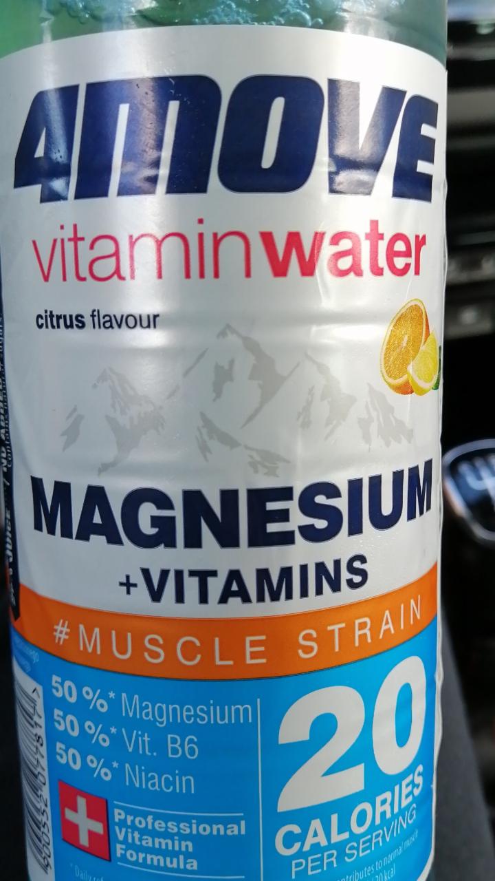Fotografie - Vitamin Water Magnesium + Vitamins 4move
