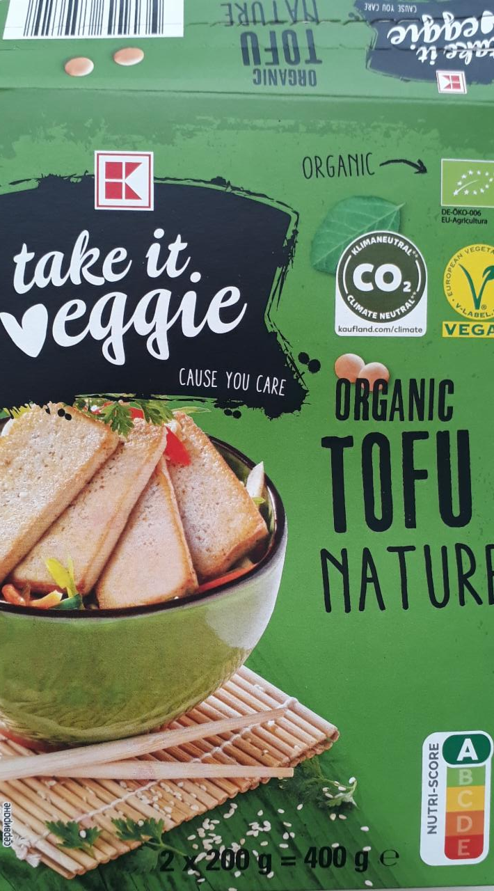 Fotografie - Organic Tofu Nature Take it veggie