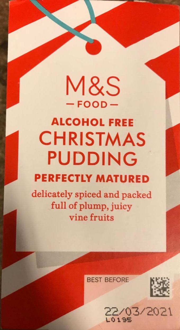 Fotografie - Vánoční pudink se sušenými plody vinné révy M&S Food