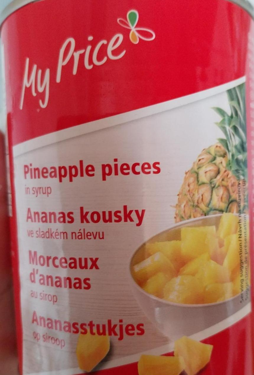 Fotografie - Ananas kousky ve sladkém nálevu My Price