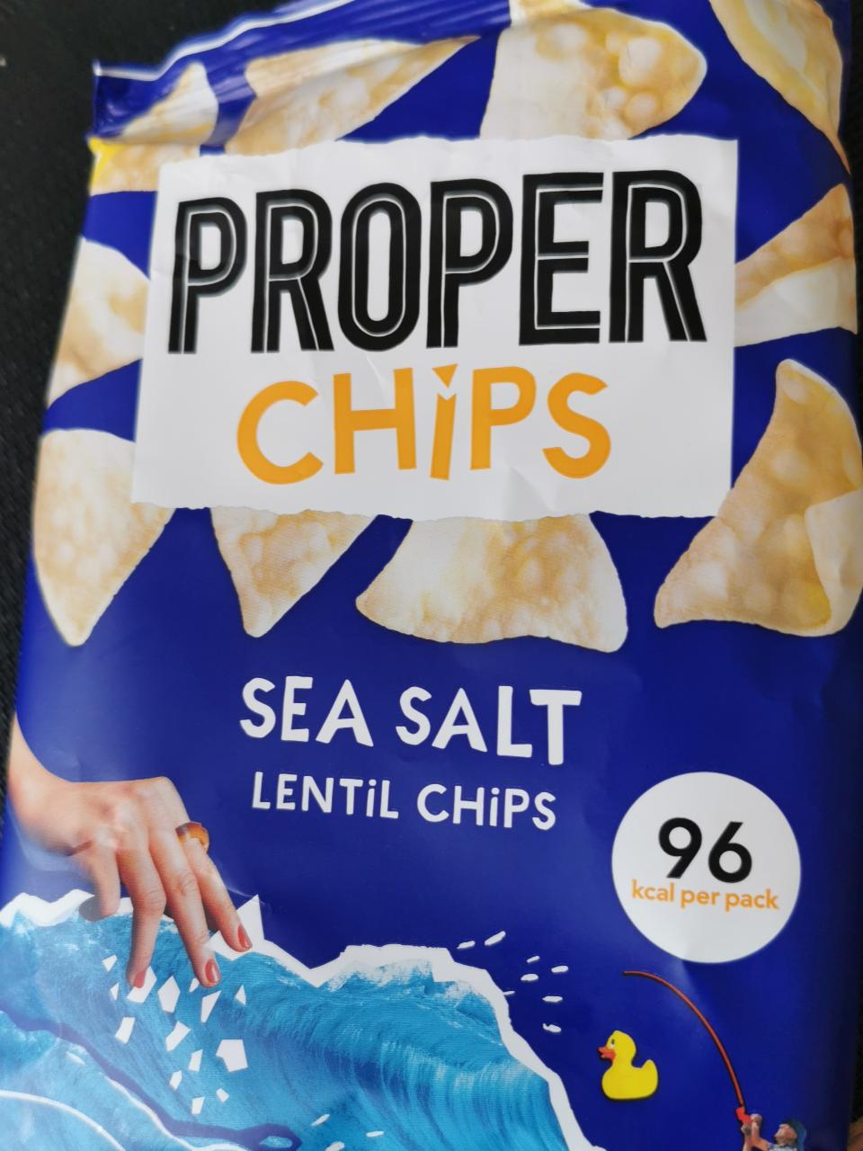 Fotografie - Sea Salt Lentil Chips PROPERCHIPS