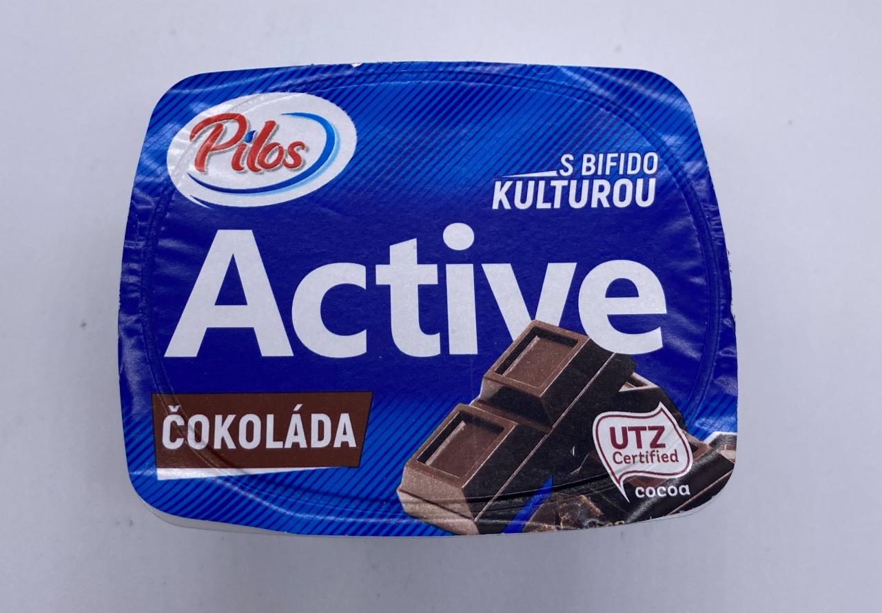 Fotografie - jogurt Active s bifidokulturou čokoláda Pilos