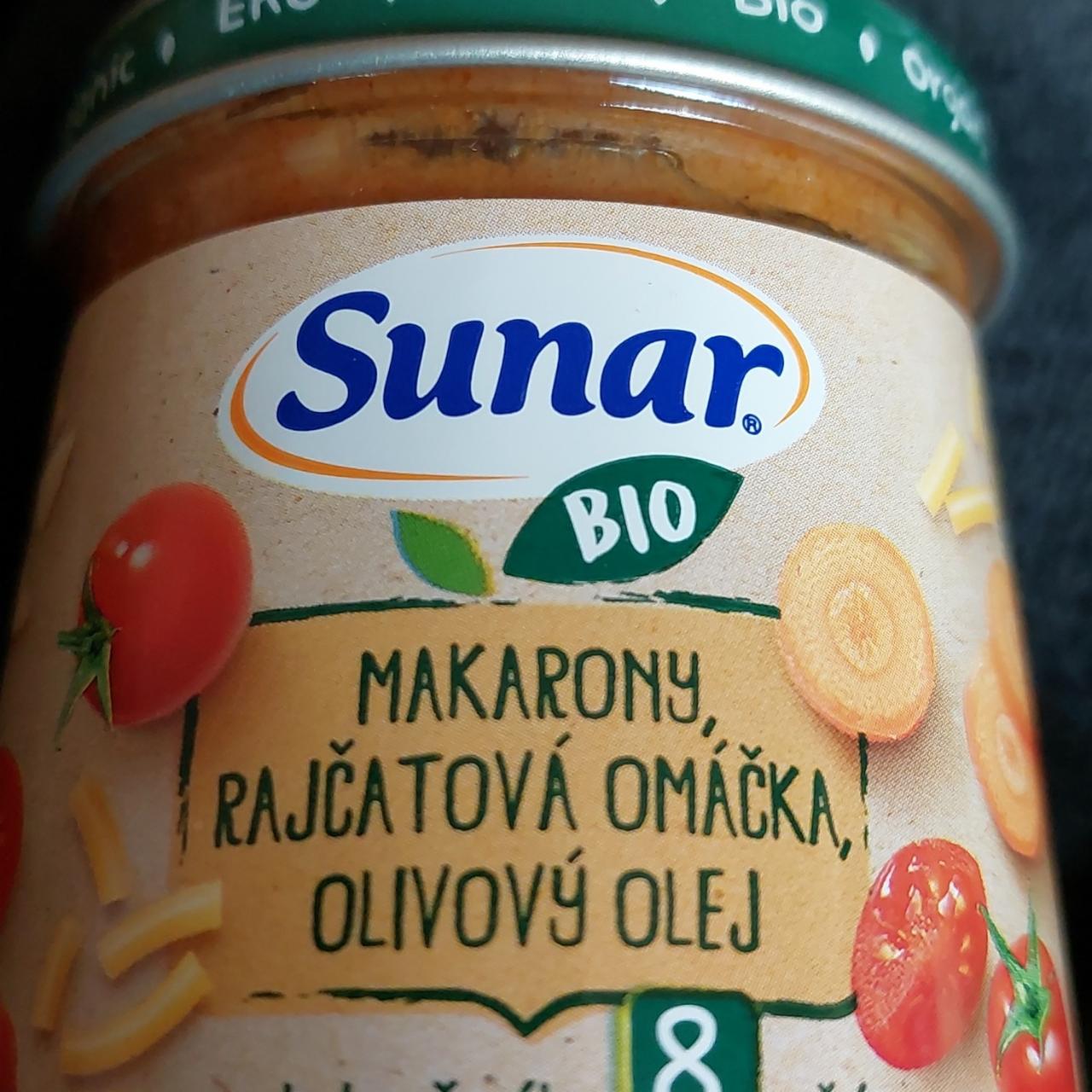 Fotografie - Makarony, rajčatová omáčka, olivový olej Sunar