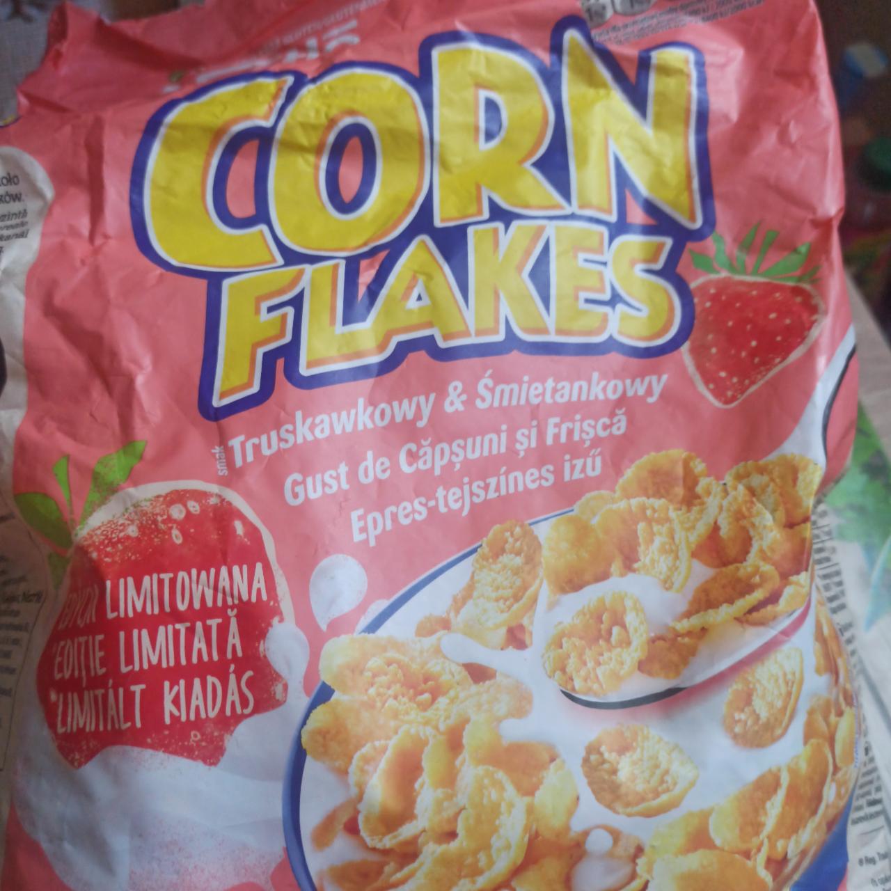 Fotografie - Corn Flakes Płatki kukurydziane smak truskawkowy & śmietankowy Nestlé