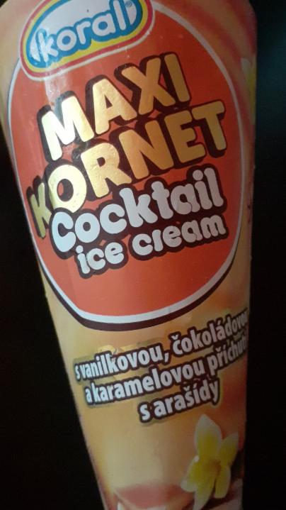 Fotografie - Maxi kornet cocktail ice cream