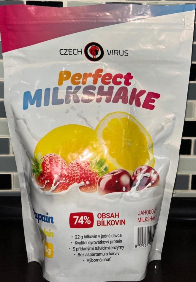 Fotografie - Perfect Milkshake Jahodový Milkshake Czech virus
