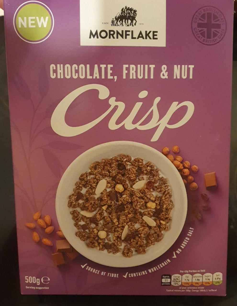 Fotografie - Chocolate, Fruit & Nut Crisp Mornflake