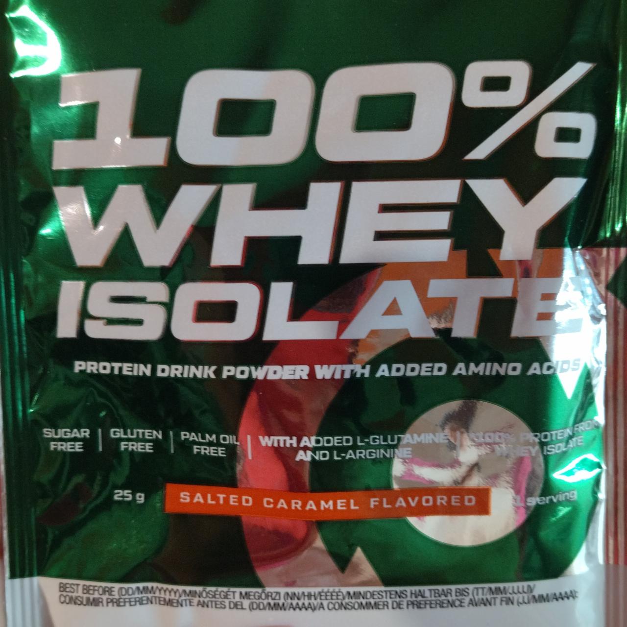 Fotografie - 100% Whey isolate Salted caramel Scitec Nutrition