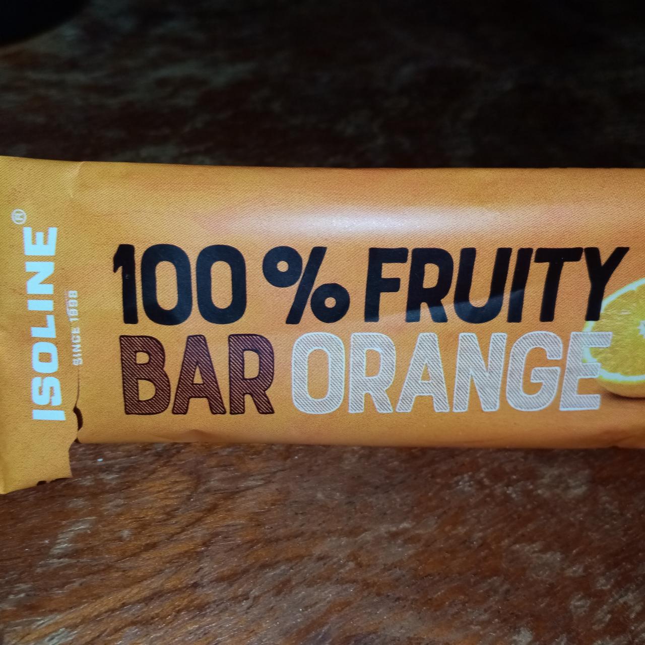 Fotografie - 100% Fruity Bar Orange Isoline