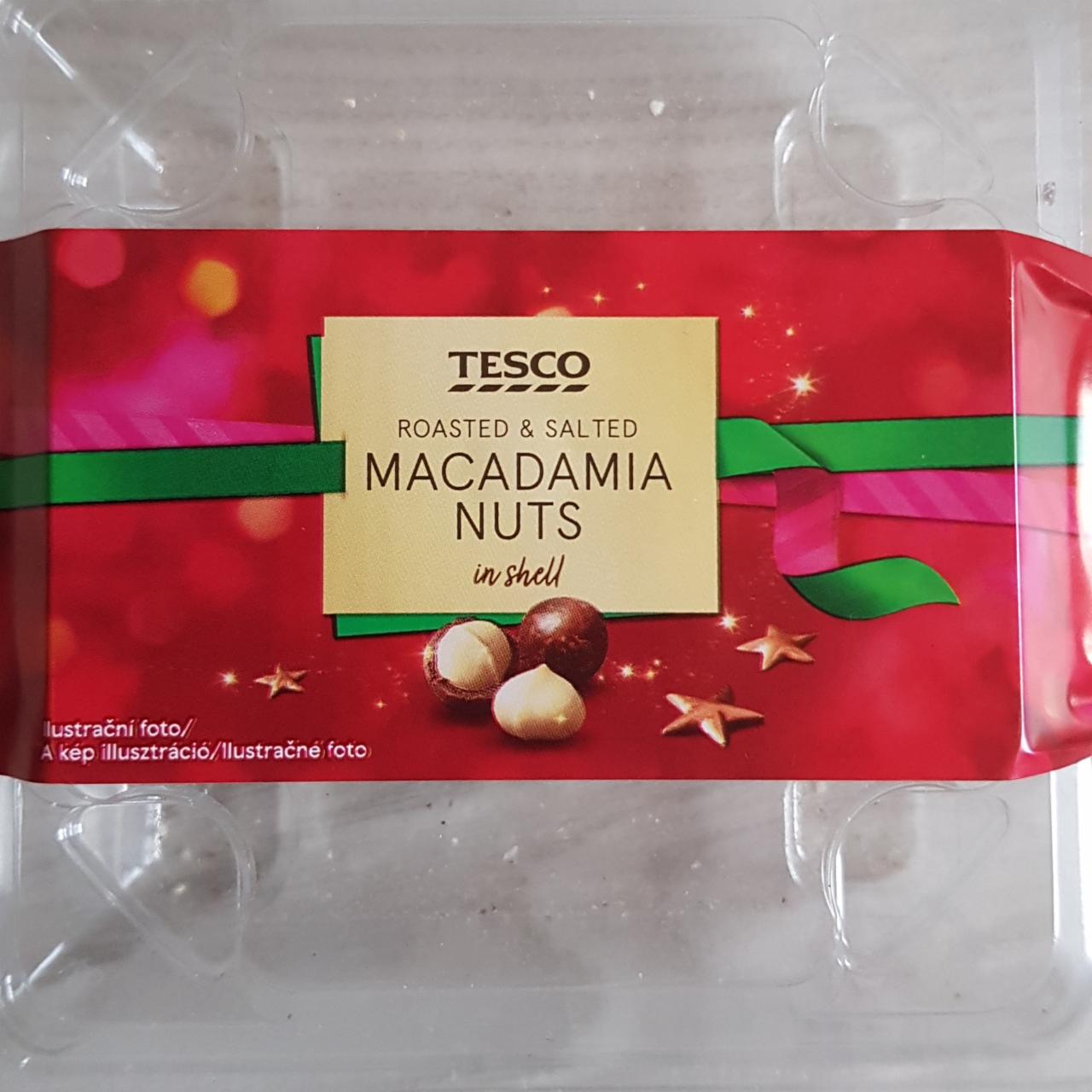 Fotografie - Roasted & Salted Macadamia Nuts in shell Tesco