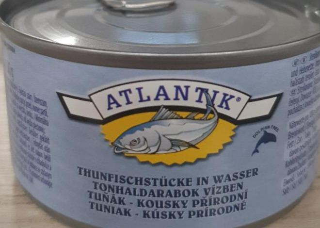 Fotografie - tuňák kousky ve vlastní šťávě atlantik
