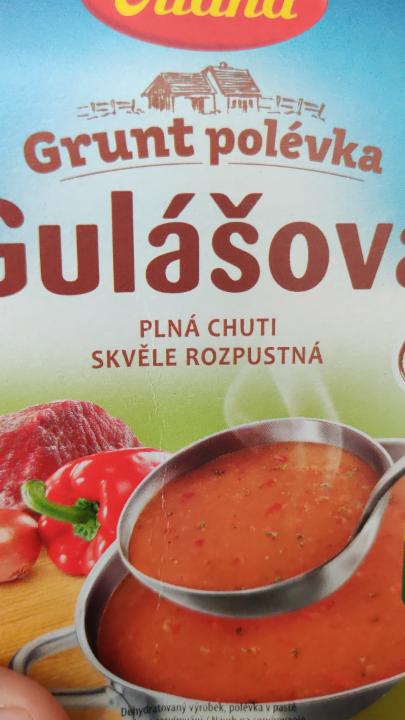Fotografie - Grunt polévka gulášová v pastě Vitana